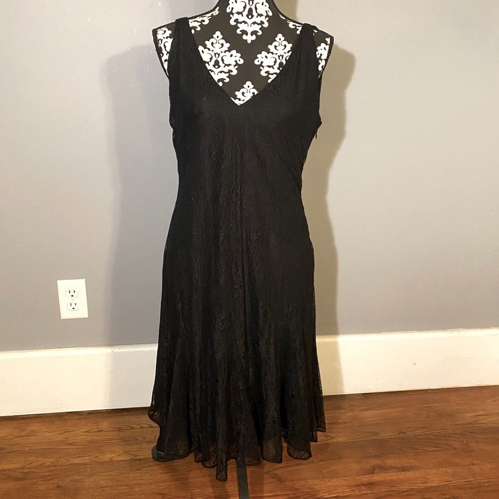 Ralph Lauren Lace Little Black Dress